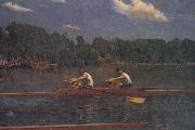 Thomas Eakins The Biglin Brothers Bacing USA oil painting artist